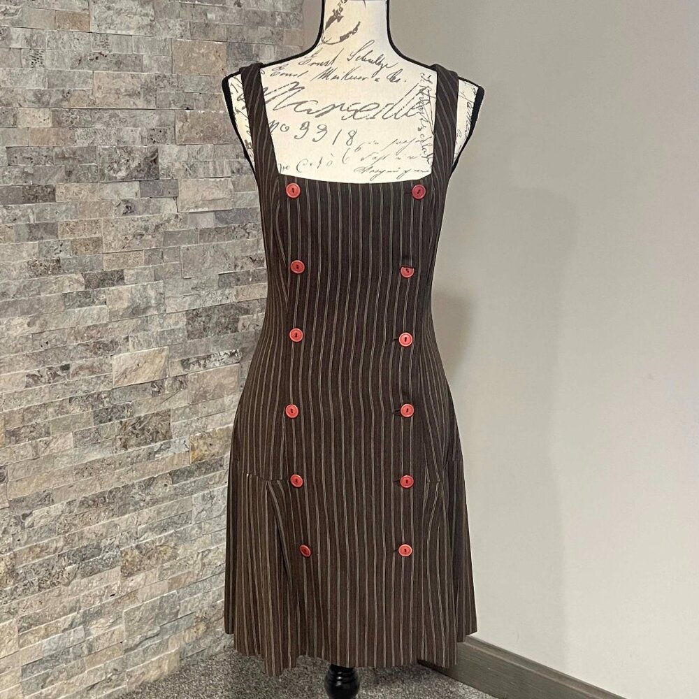 Mica Pleated Jumper Dress Size 8